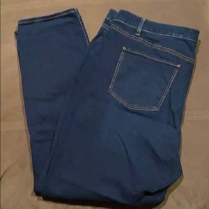 Talbots Flawless Slim Ankle Jeans - Dark Wash